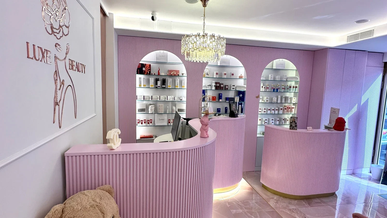 Gli spazi di accoglienza Luxe Beauty